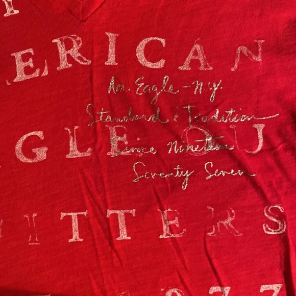 American Eagle Outfitters T-shirt red size M - Picture 3 of 4